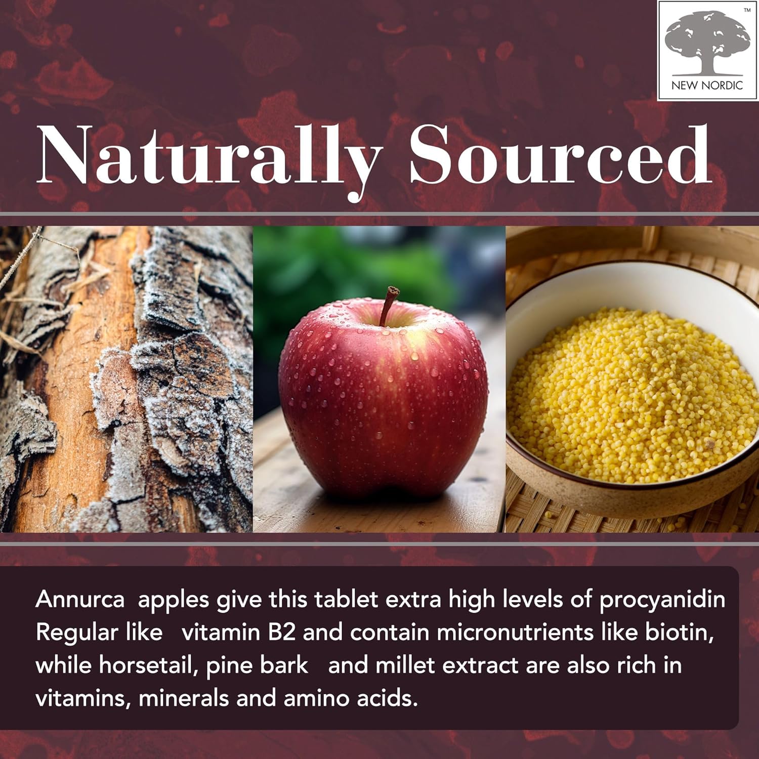 Hair Volume Menopause Supplement for Women - Promotes Healthy Hair Growth During & After Menopause, Nourishes Mature Hair, 30 Tablets