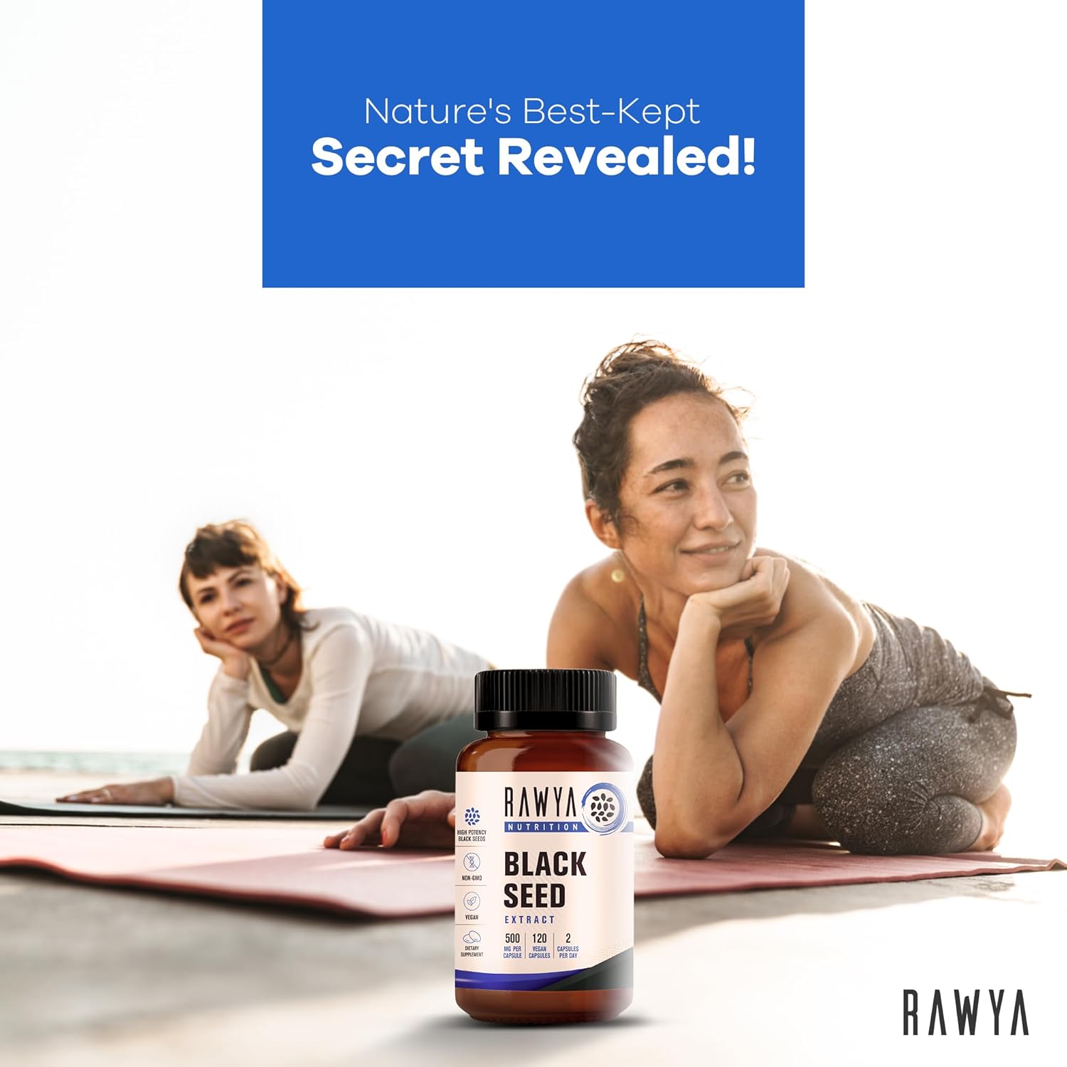 Halal Vegan Black Seed Extract Capsules - 500mg Nigella Sativa Powder for Wellness, Flexibility, Radiant Skin - Pure & Natural Supplement - 120 Caps