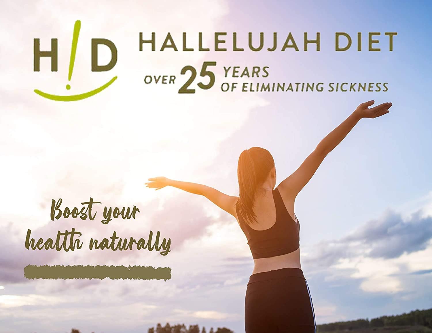 Hallelujah Diet Organic BarleyMax - Vegan Plant-Based Supplement, Barley Grass & Alfalfa Juice Powder, Original 8.5oz Bottle