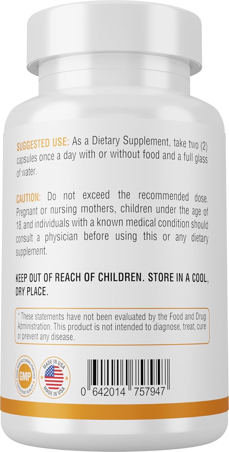 Hammersmith Labs Temerovol: Male Supplement for Energy, Strength, and Libido - Lean Muscle Builder - 60 Capsules