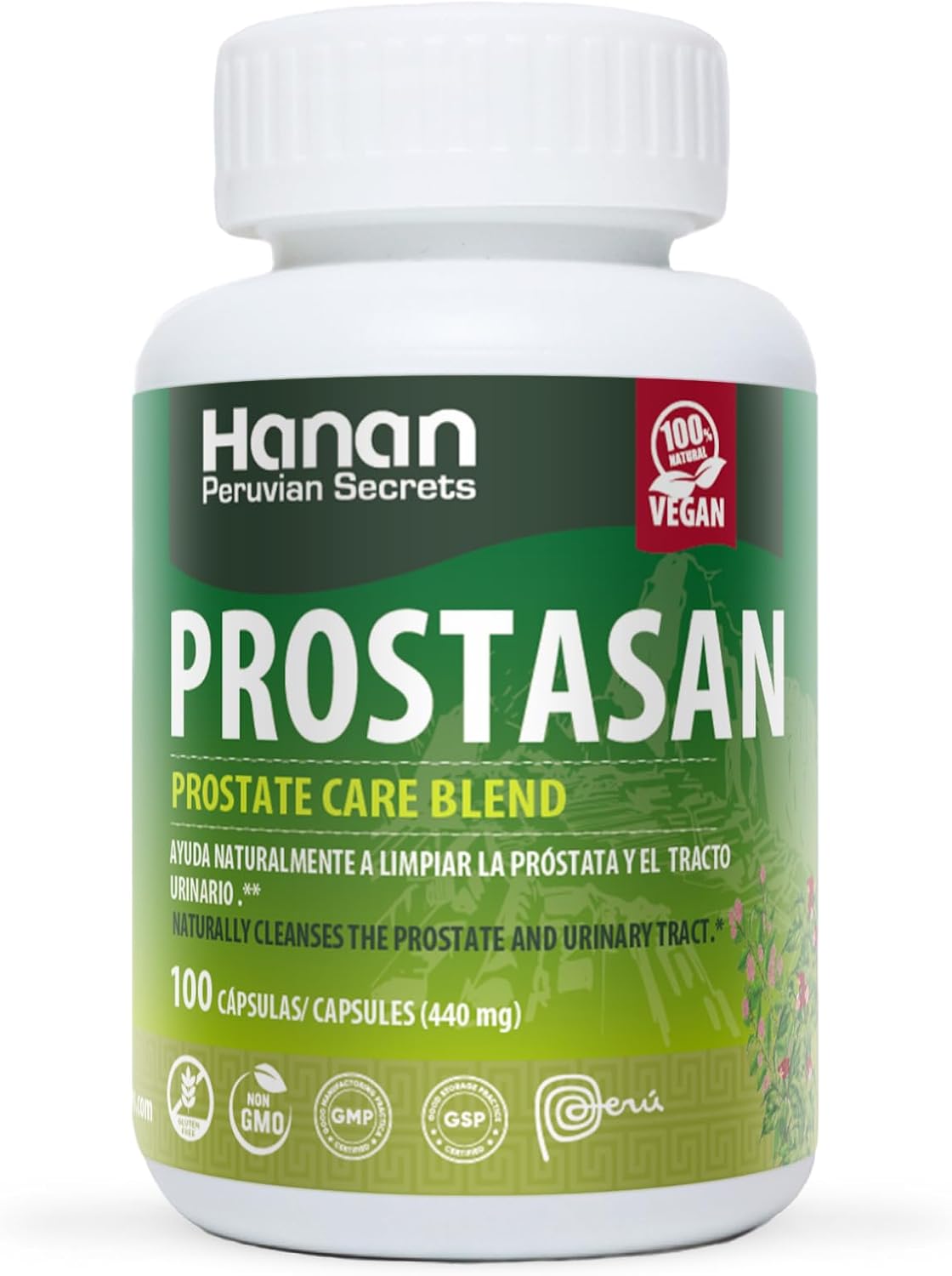 Hanan Prostasan Prostate Care Blend | 100 Capsules | Supports Prostate and Urinary Tract Health