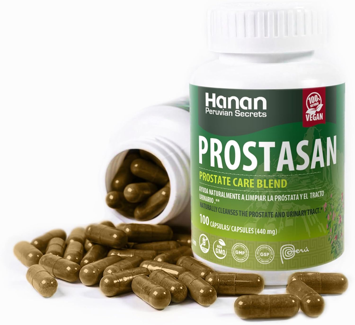 Hanan Prostasan Prostate Care Blend | 100 Capsules | Supports Prostate and Urinary Tract Health