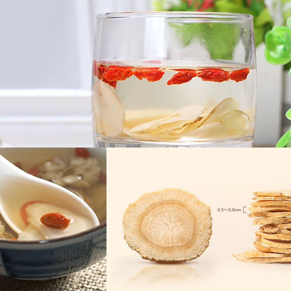 Hand Selected American Wisconsin Ginseng Slices - 4 Boxes (16 Oz.) for Fast Immune System Boost