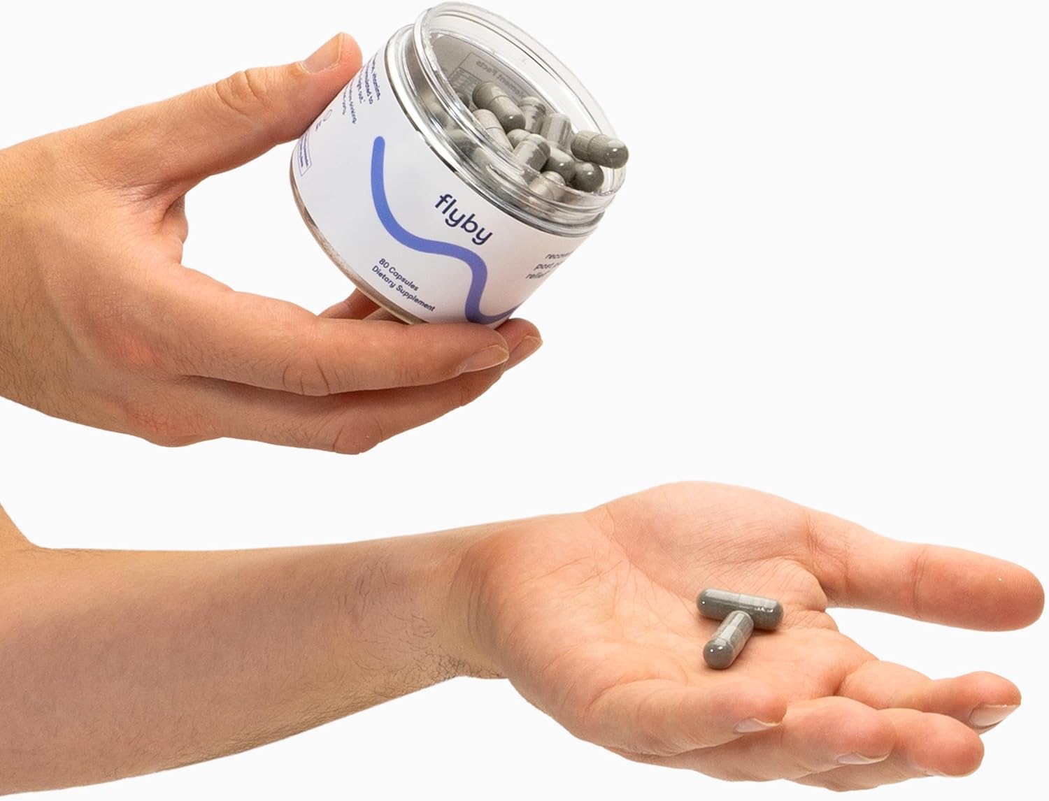 Hangover Recovery Supplement with Milk Thistle, Vitamin C, Activated Charcoal, and Apple Cider Vinegar - 80 Count