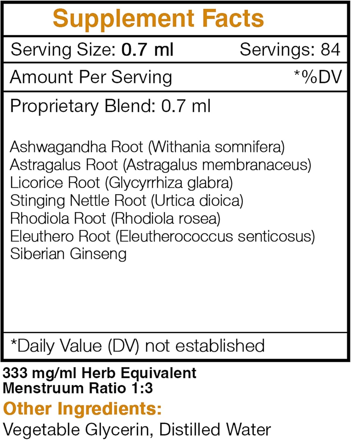 Happy Hormones Herbal Extract - Endocrine System Support with Ashwagandha, Astragalus, Licorice, Nettle, Rhodiola, Eleuthero - Alcohol-Free Tincture (2 fl oz)