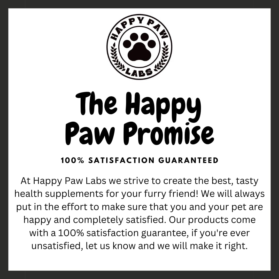 Happy Paw Labs Wild Alaskan Salmon Oil for Dogs & Cats - Omega 3 Supplement for Skin & Coat, Joint Function, Brain, Immune & Heart Health - 16oz