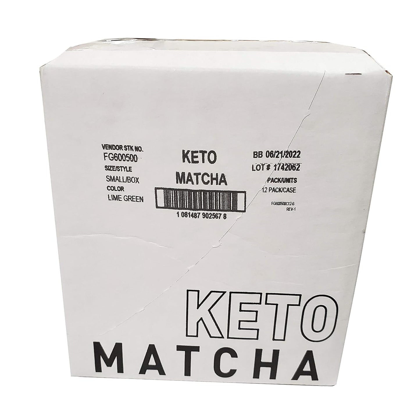 Harmony Proteins Keto Matcha: Pure Japanese Matcha for Energy and Focus, Instant Drink Mix with 68mg Caffeine, 12 Packets