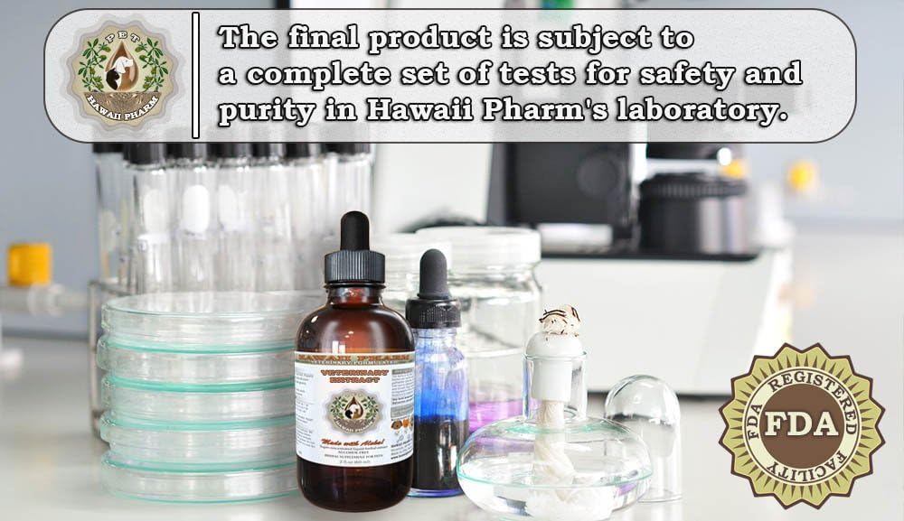 HawaiiPharm Respiratory Relief Liquid Extract for Pets - 2 oz Herbal Supplement