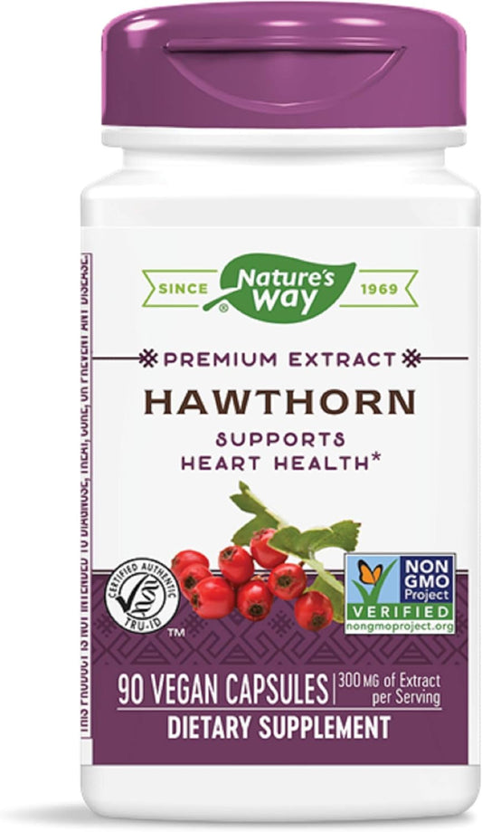 Hawthorn Standardized Extract Capsules - 90 Count by Nature's Way