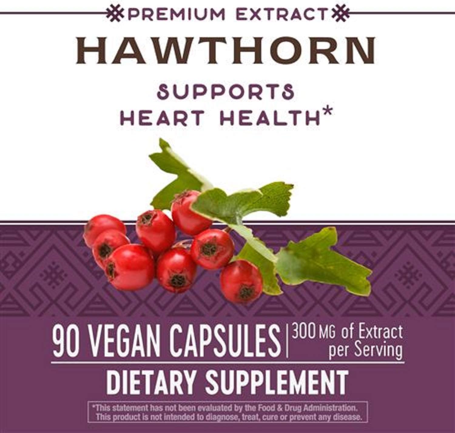 Hawthorn Standardized Extract Capsules - 90 Count by Nature's Way