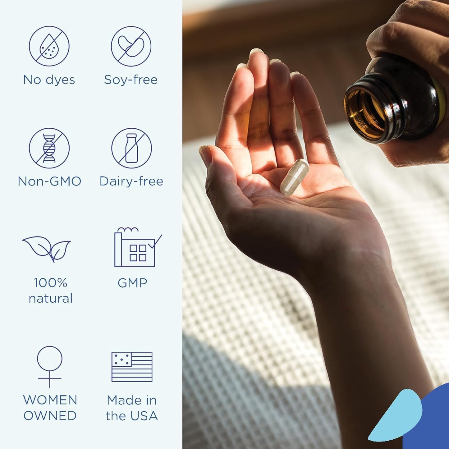 Heale Health Estrocap Menopause Supplements - Relief for Hot Flashes, Night Sweats, Bone Health, and Mood Support - Valerian Root & Black Cohosh - 60ct