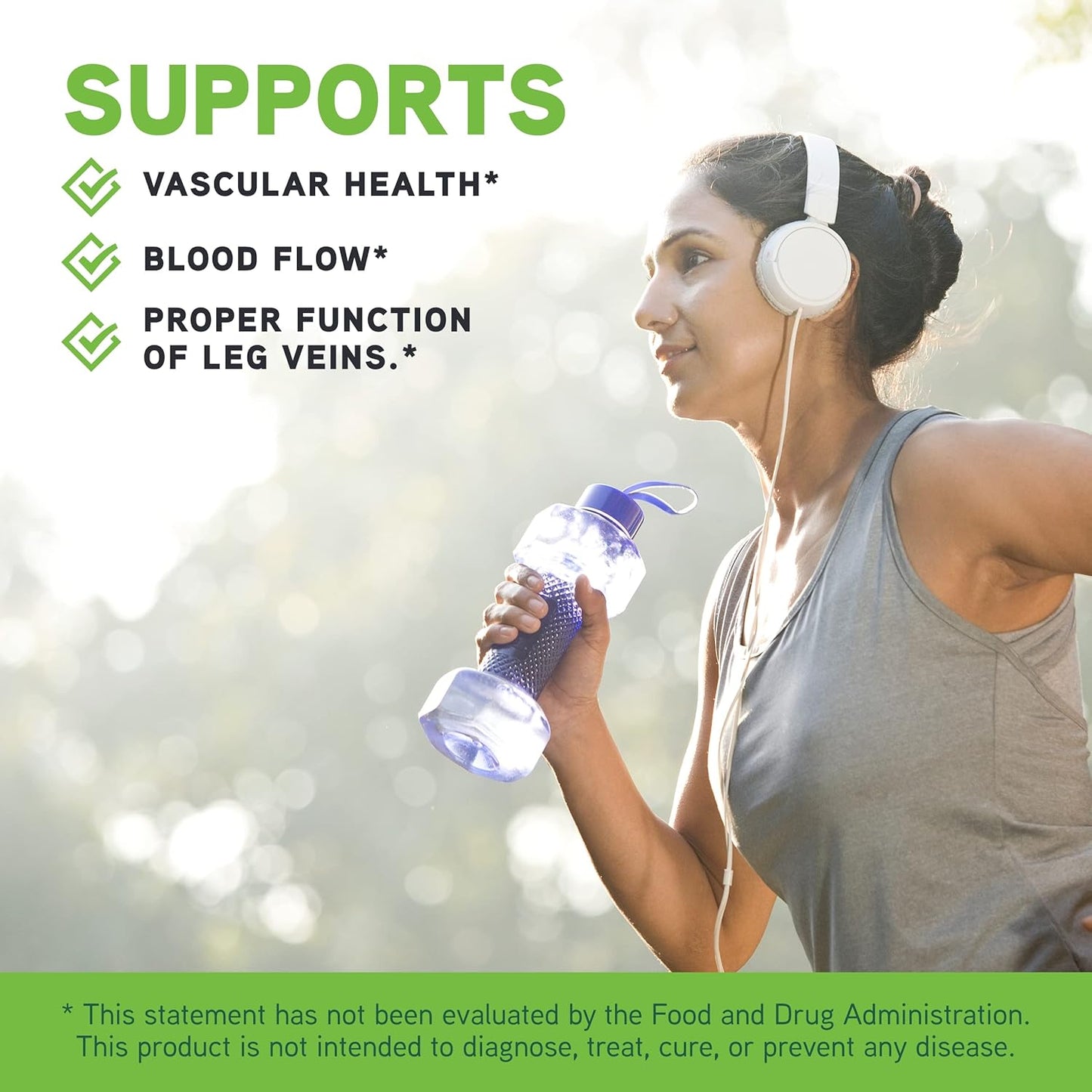 Healthy Veins Dietary Supplement with Vitamin C, Diosmin, and More - Supports Vascular Health and Leg Vein Structure - Gluten-Free - 60 Capsules