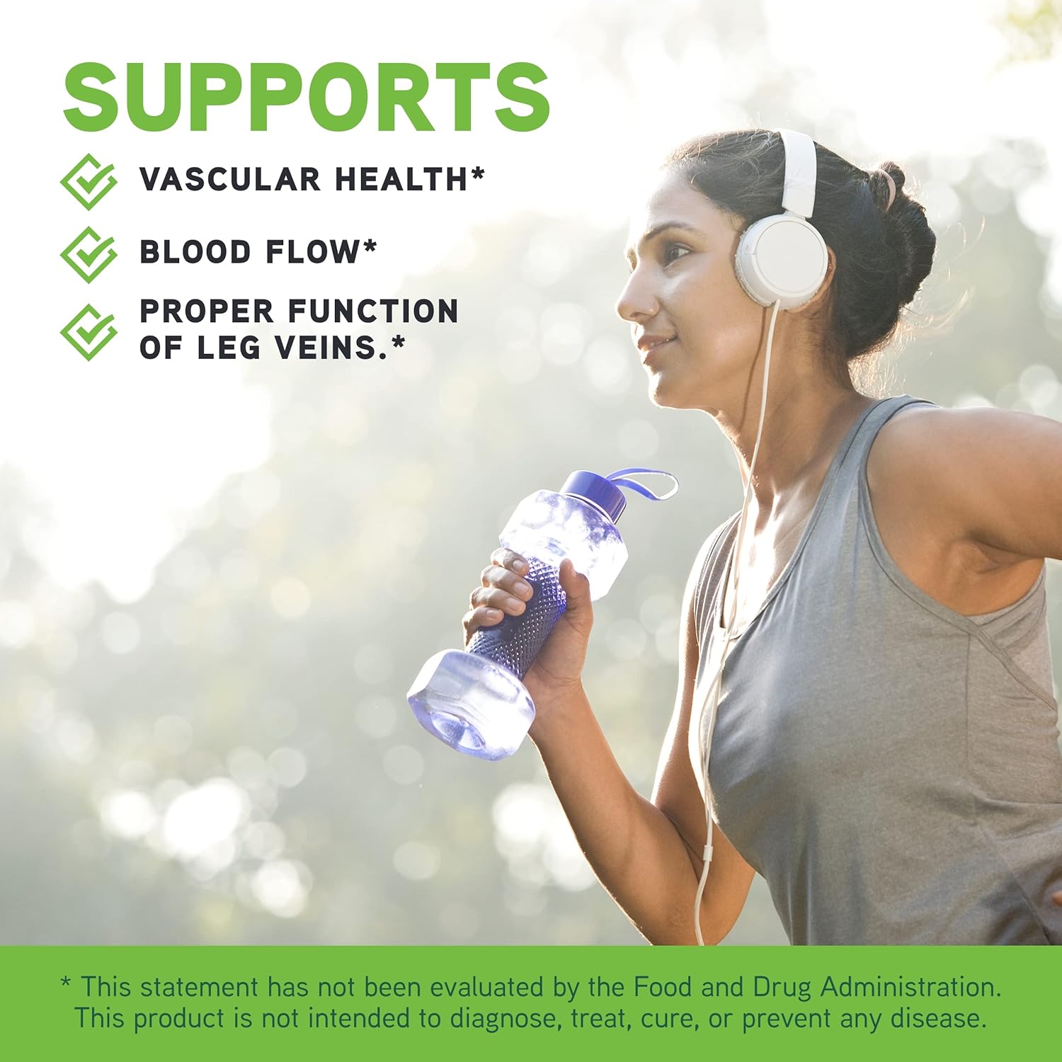 Healthy Veins Dietary Supplement with Vitamin C, Diosmin, and More - Supports Vascular Health and Leg Vein Structure - Gluten-Free - 60 Capsules