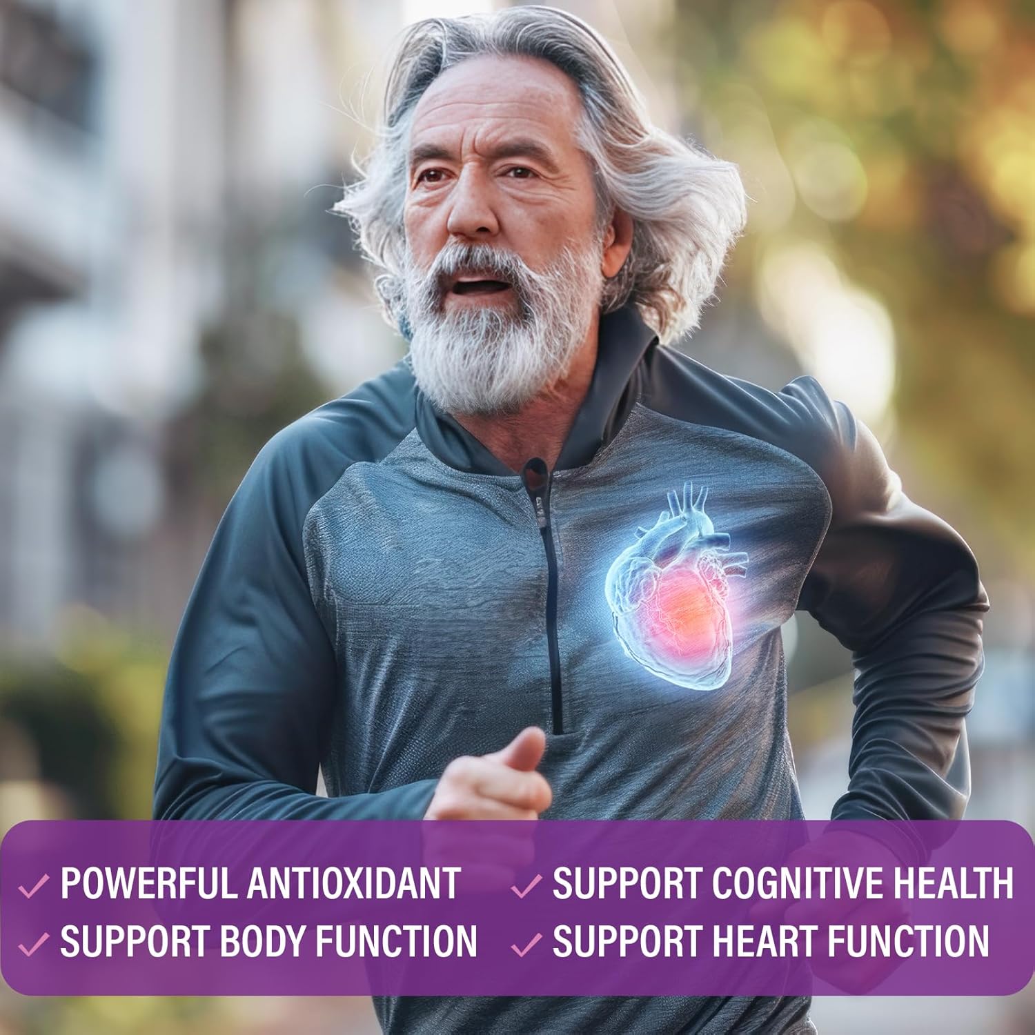 Heart and Brain Health Support: Highland Nutritional Lab CoQ10 100mg + R-Lipoic Acid (Na) 200mg - 60 Capsules, Enhanced Absorption Formula