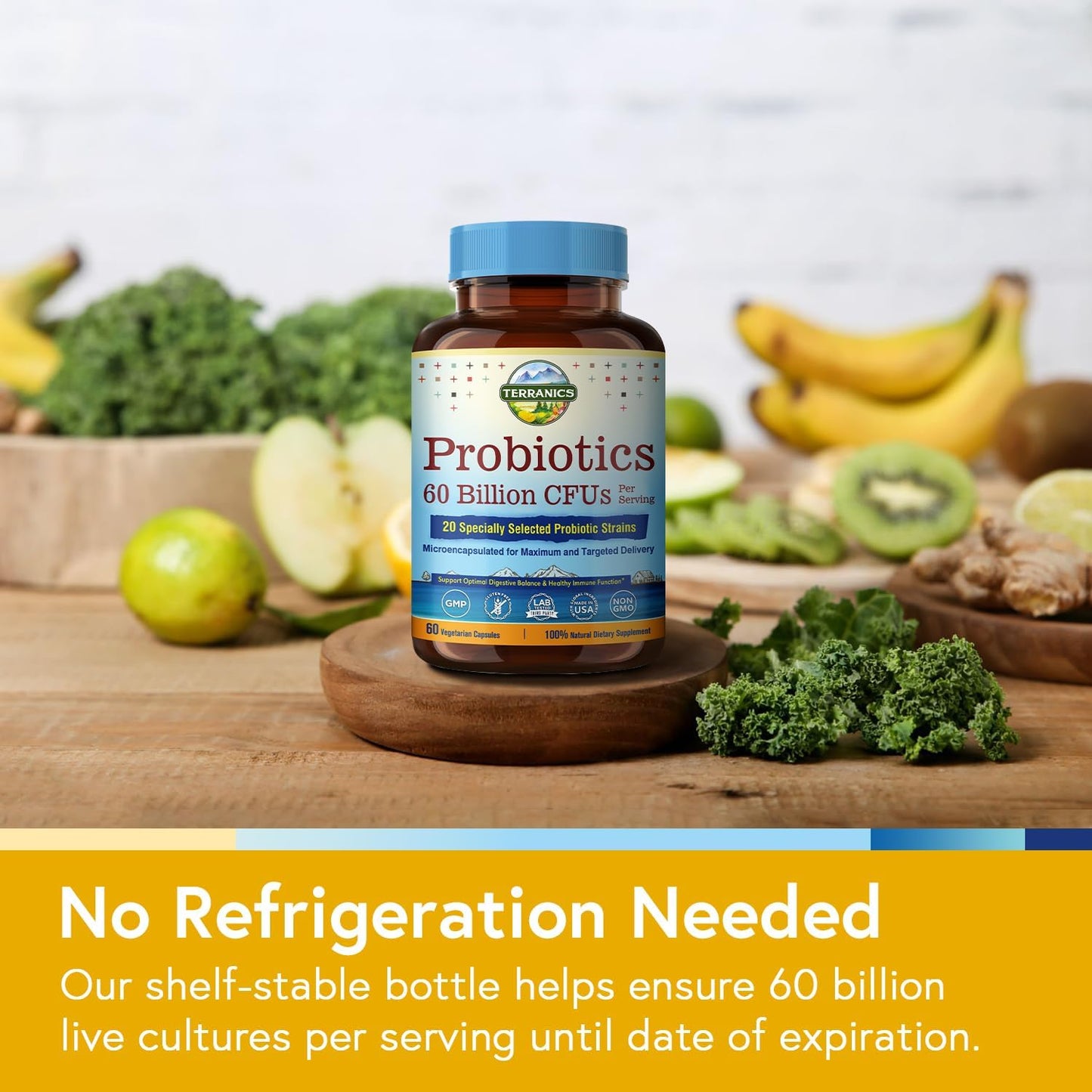 Heart & Digestion Support Bundle: Terranics Probiotics & CoQ10 - 60 Billion Probiotics, 200mg Coenzyme Q10, Extra Virgin Olive Oil - Bundle & Save