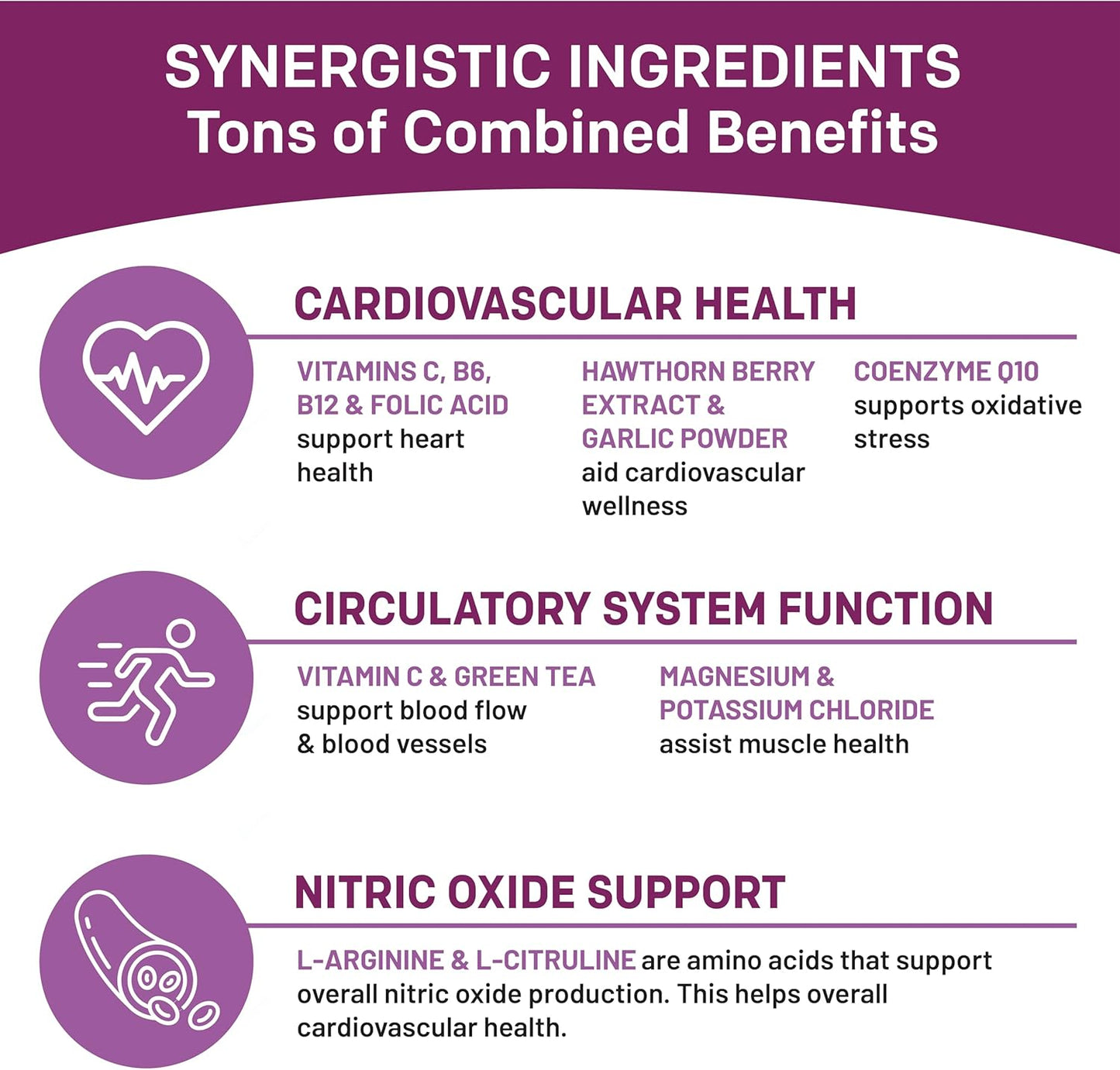 Heart, Energy, & Immune Support Bundle - PrimeMD Ceylon Cinnamon, Fadogia Tongkat Ali, and Nitric Oxide Supplements - Non-GMO & Vegan