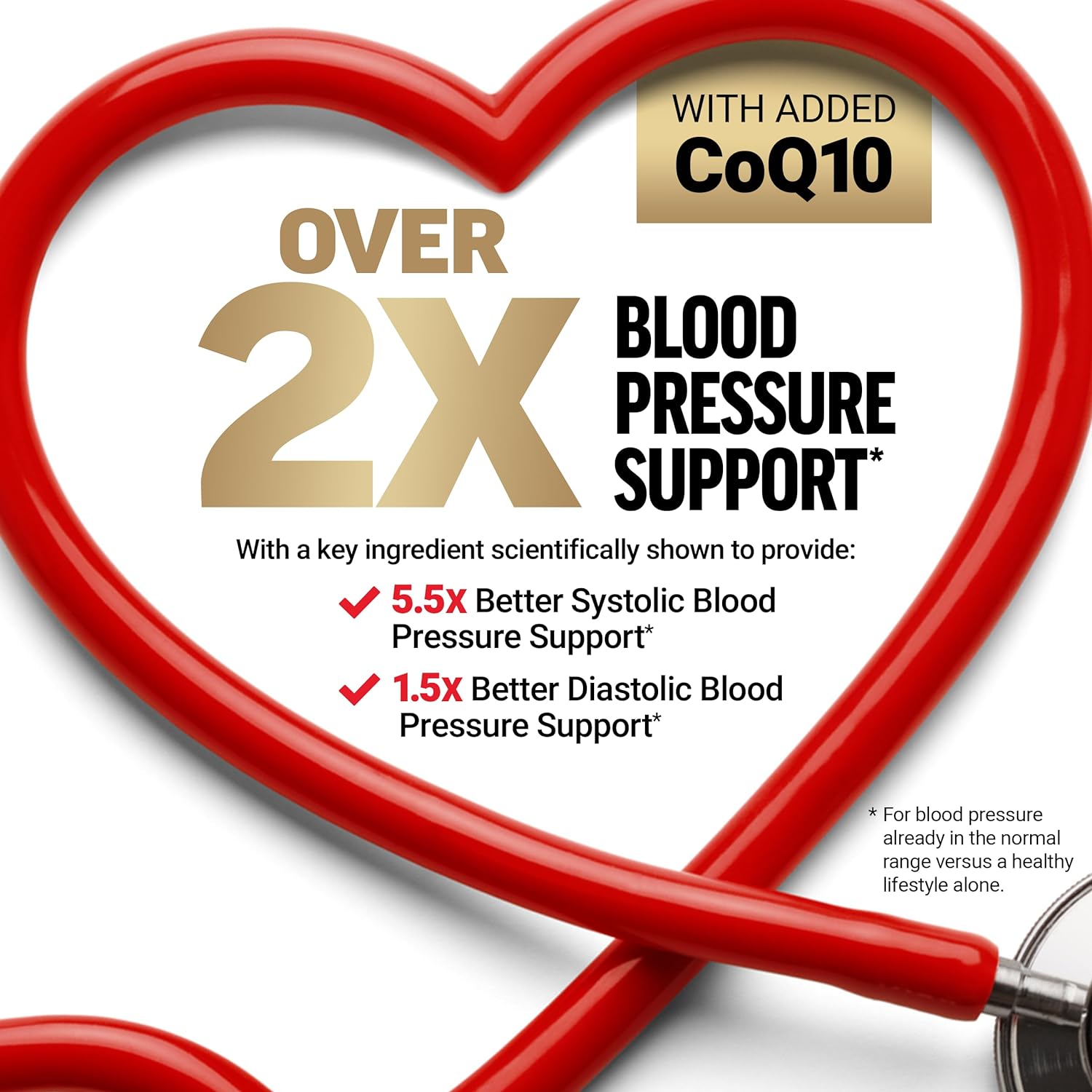 Heart Health Blood Pressure Support Chews with CoQ10 & Beet Root Powder, 60 Soft Chews