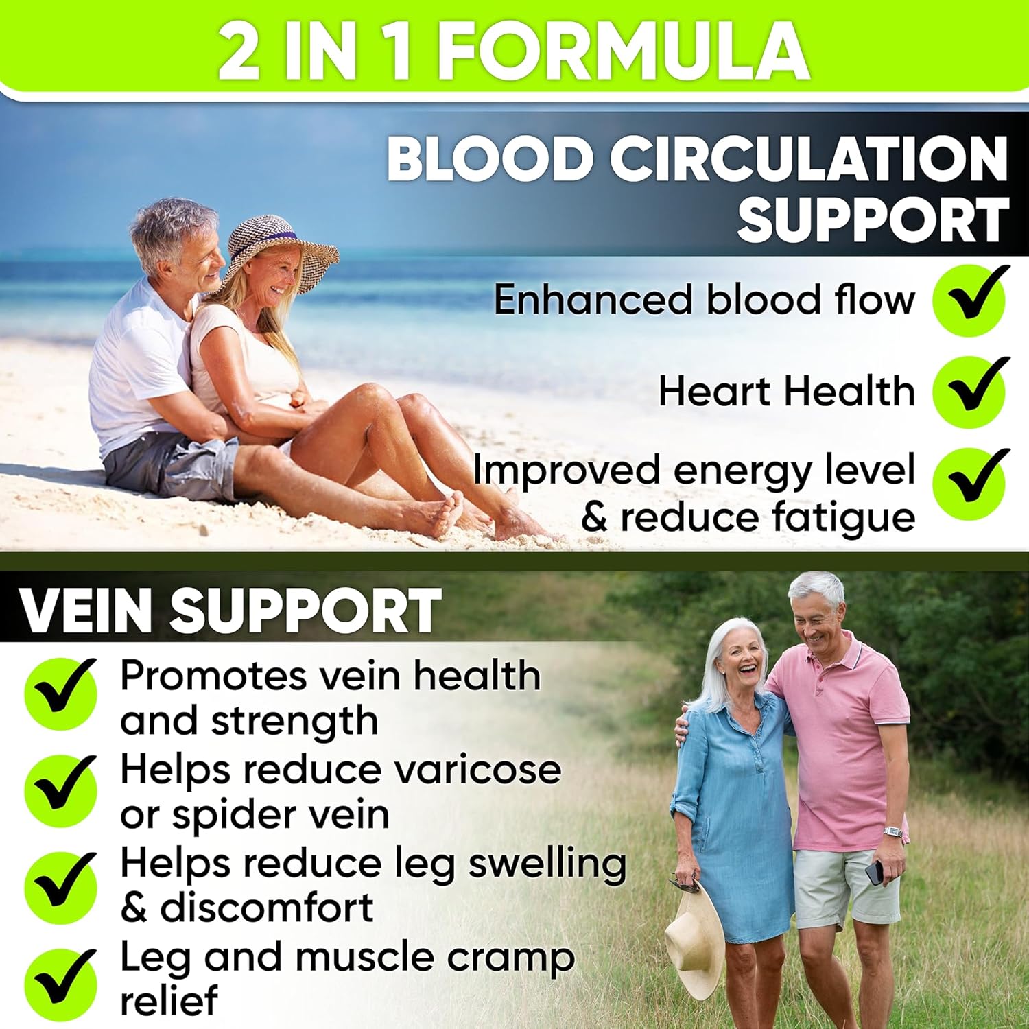 Heart Health & Blood Pressure Support Supplement - Promotes Healthy Circulation & Blood Pressure Levels