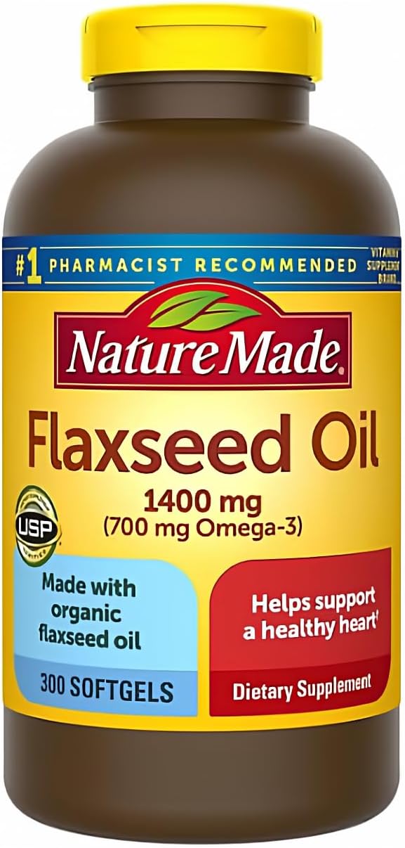 Heart Health MUNCHIE MIX Flaxseed Oil Softgels - 1400 mg (300 ct.)