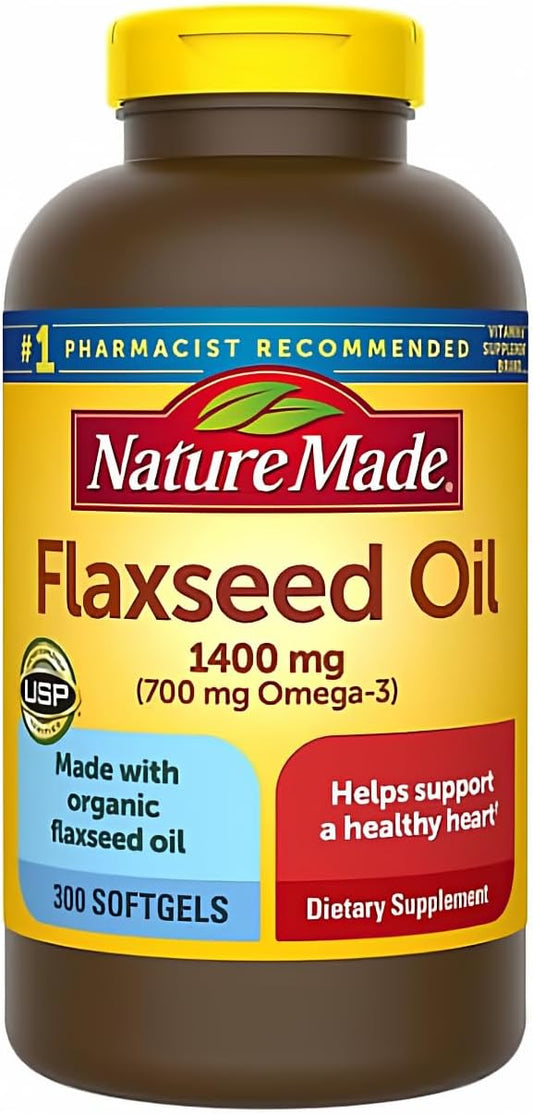 Heart Health MUNCHIE MIX Flaxseed Oil Softgels - 1400 mg (300 ct.)