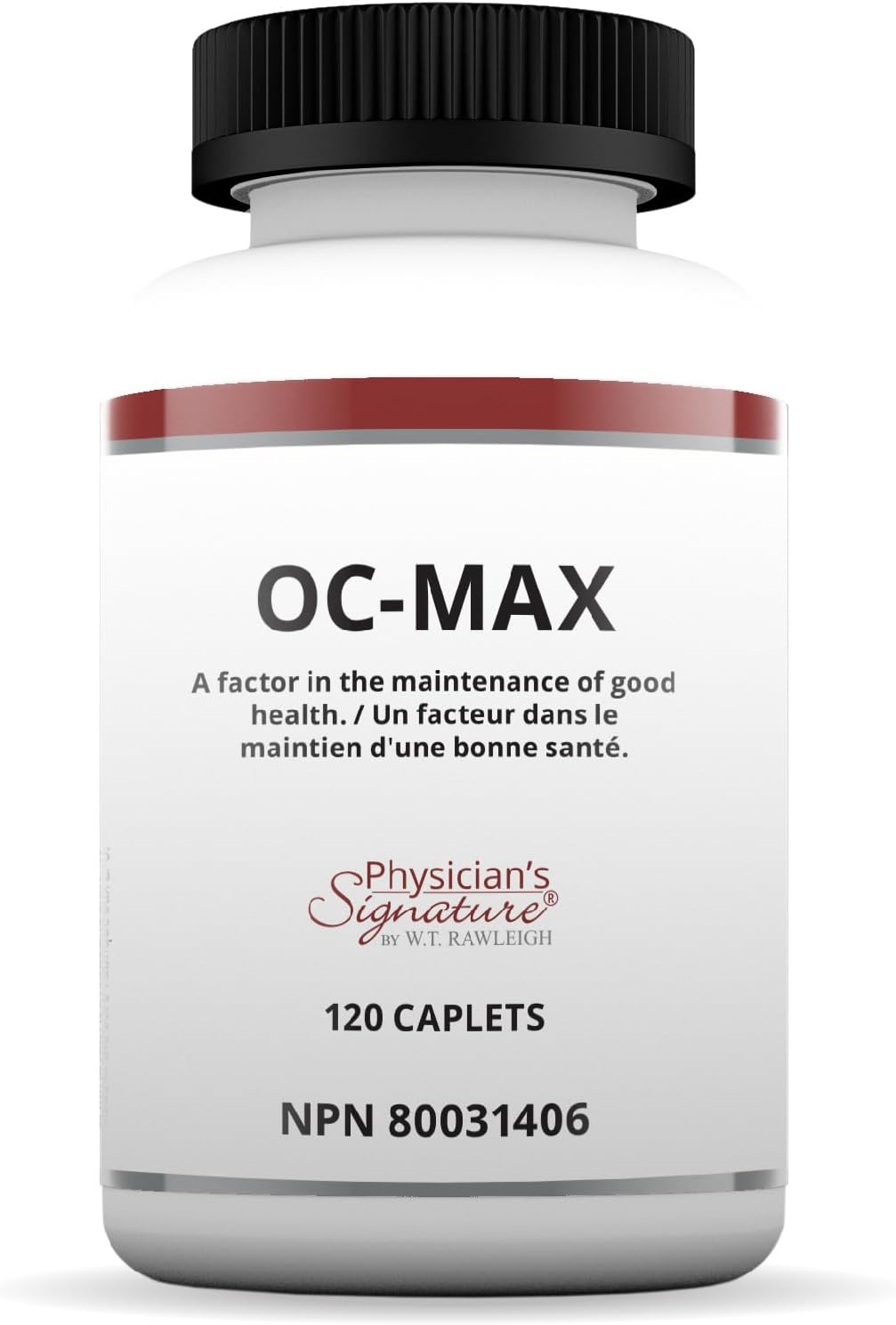 Heart Health Supplement: Rawleigh OC-MAX Caplets with Plant Sterols, Royal Jelly, and Serrazimes - 120 Count