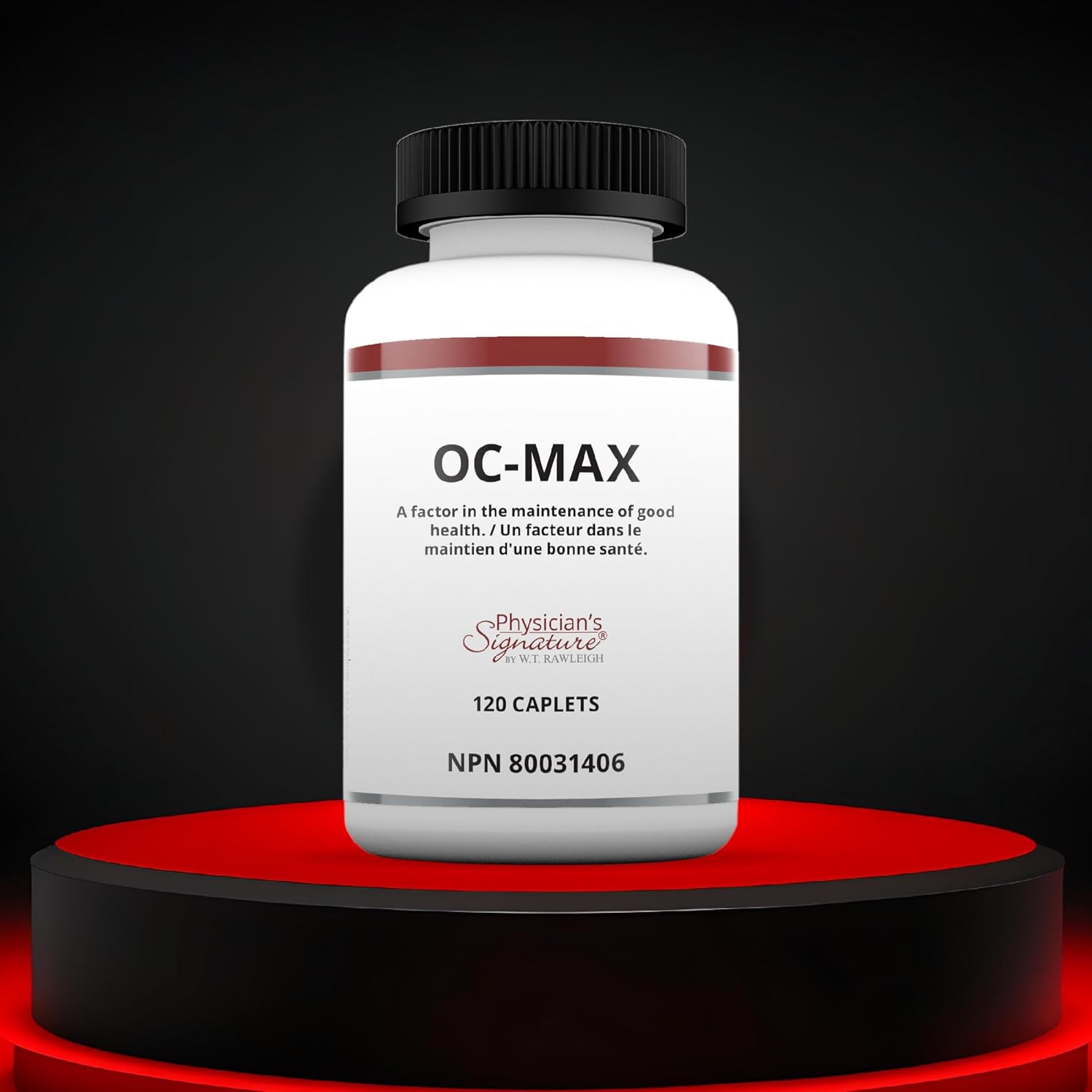 Heart Health Supplement: Rawleigh OC-MAX Caplets with Plant Sterols, Royal Jelly, and Serrazimes - 120 Count
