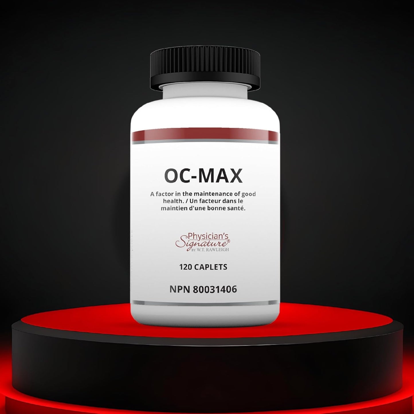 Heart Health Supplement: Rawleigh OC-MAX Caplets with Plant Sterols, Royal Jelly, and Serrazimes - 120 Count