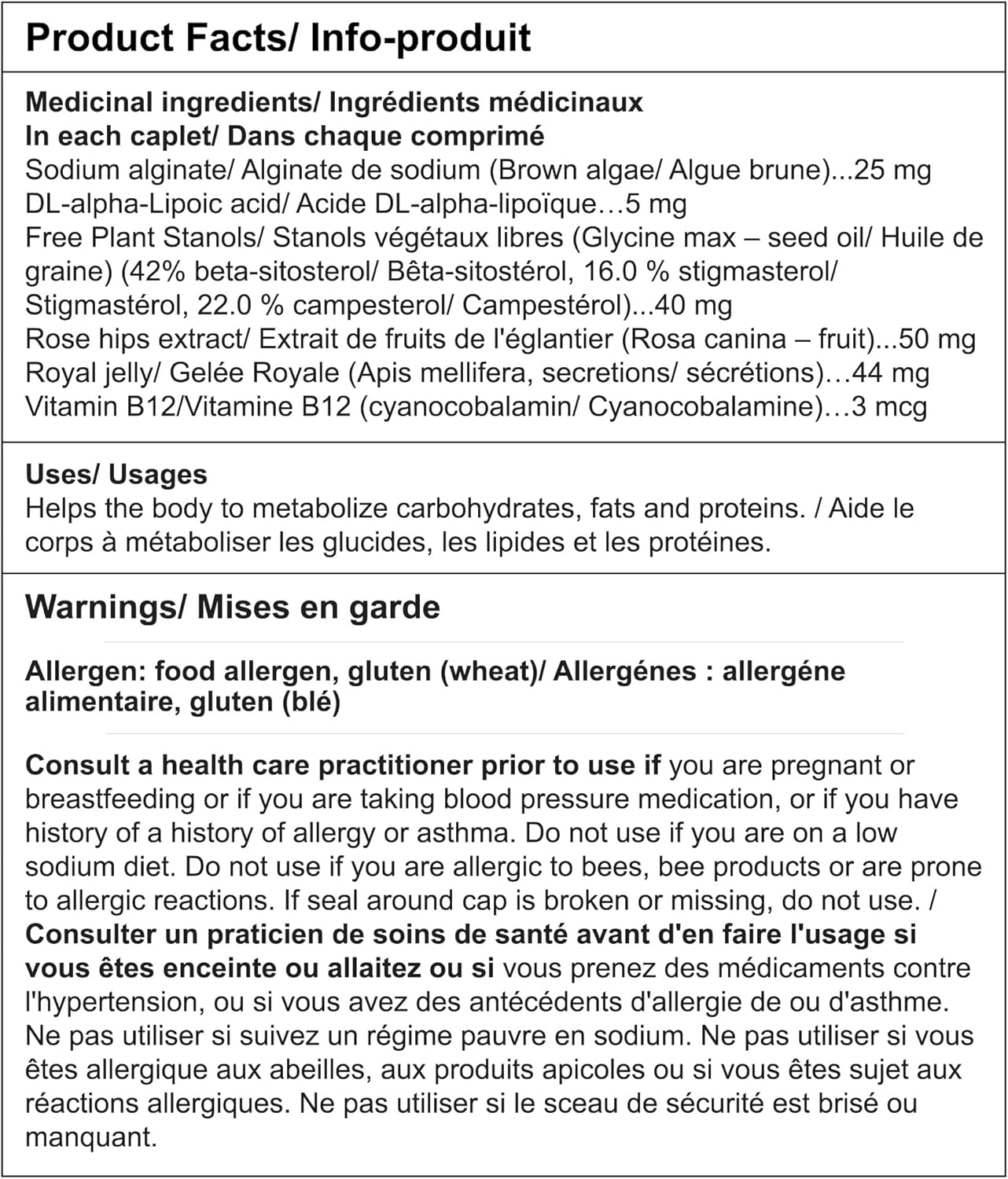 Heart Health Supplement: Rawleigh OC-MAX Caplets with Plant Sterols, Royal Jelly, and Serrazimes - 120 Count