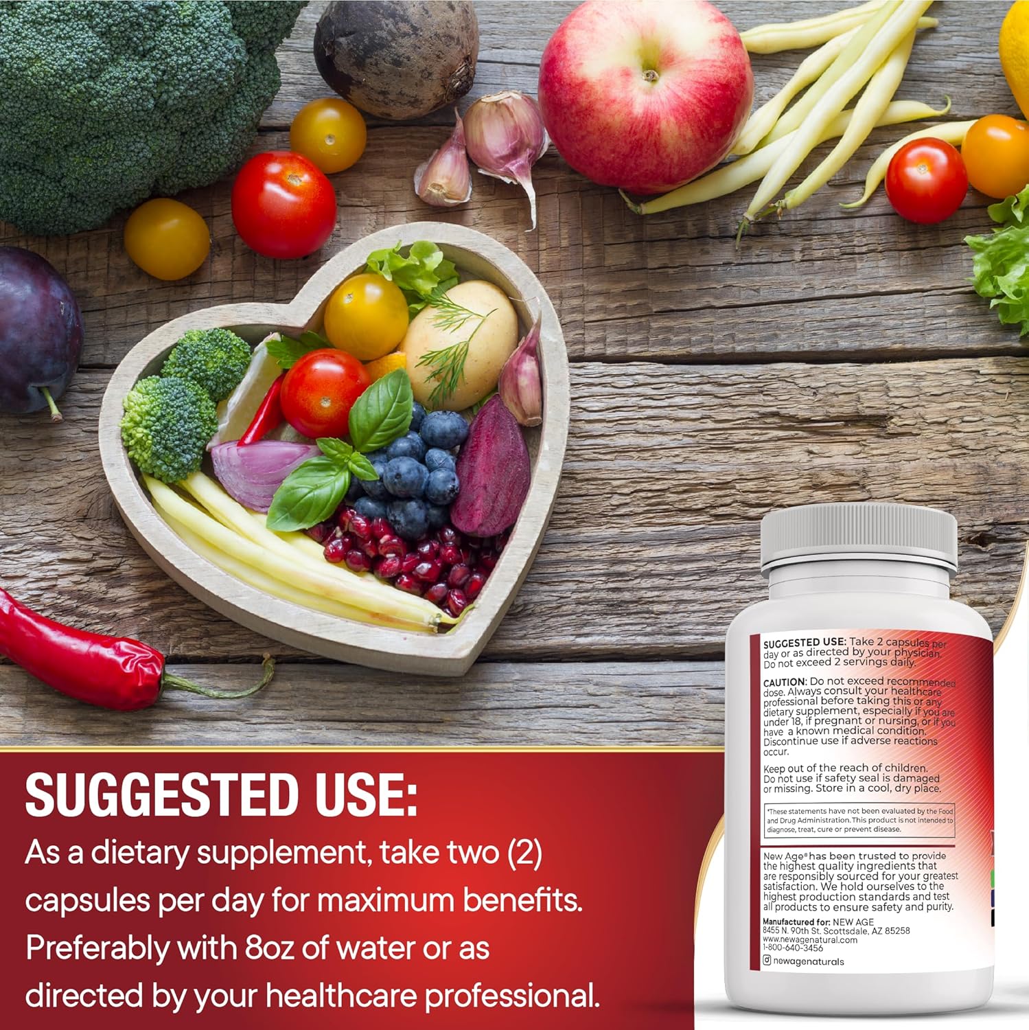 Heart Health Support Vitamins with CoQ10, Red Yeast Rice, Omega 3, Magnesium, Zinc, Vitamin K2, D3, B3 - 60 Count