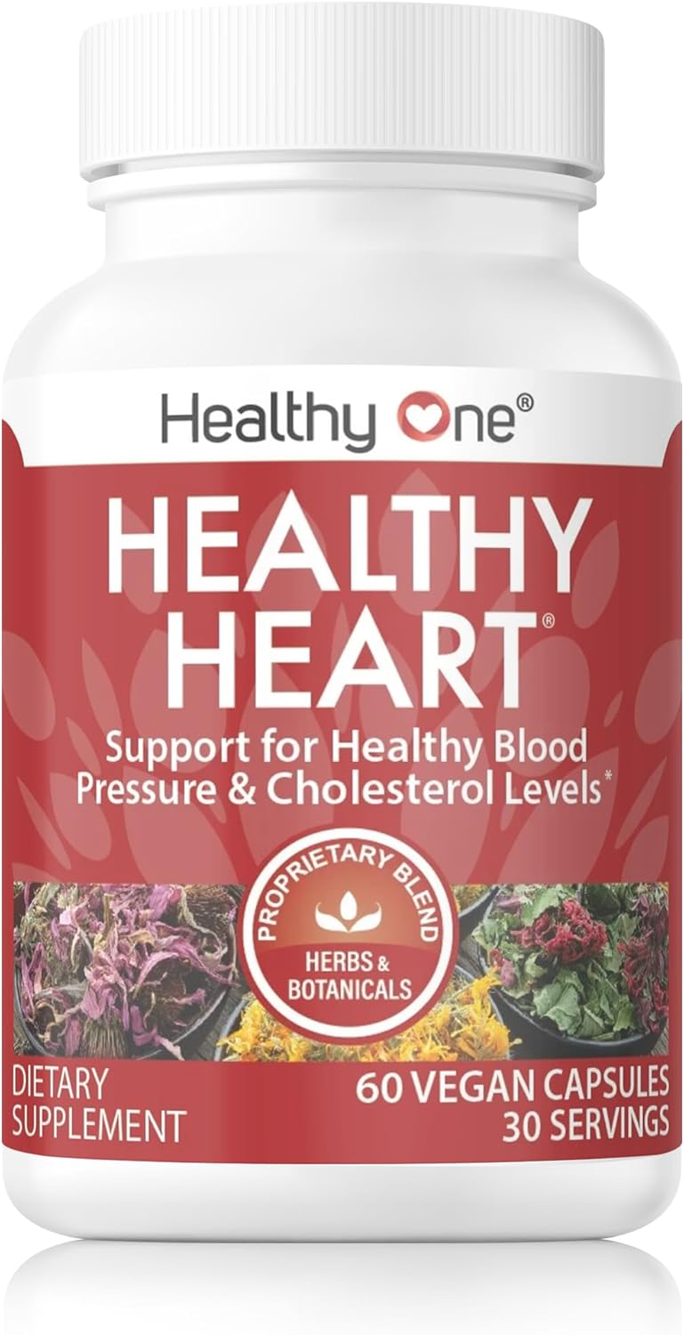 Heart Health Support with CoQ10, Cholesterol, Circulation, and Blood Pressure - 150 Count