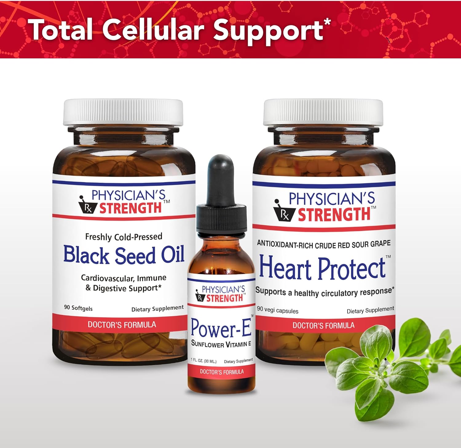 Heart Protect Supplement - 90 Vegan Capsules for Healthy Circulation - Physician Formulated - Non-GMO - 45 Servings