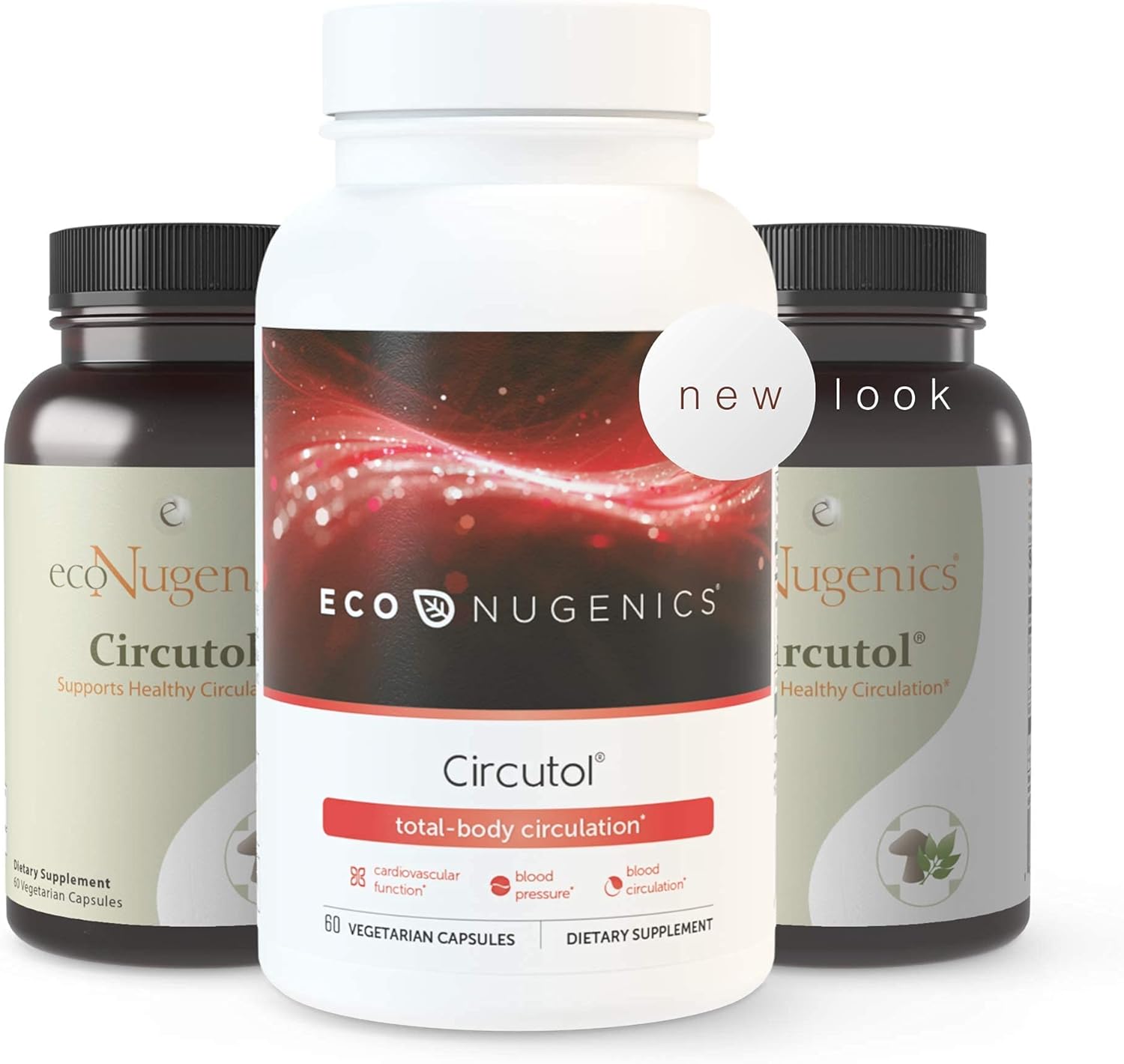 Heart Support Supplement with Nattokinase, Hawthorn Extract, L-Carnitine, Salvia Root, Reishi, and Cordyceps Mushrooms - 60 Capsules for Blood Pressure by EcoNugenics