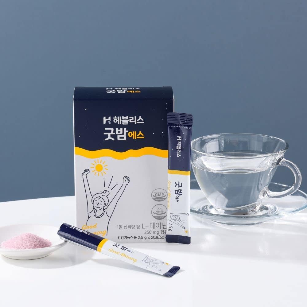 Heblis Good-Night Sticks - Stress Relief & Sleep Supplement with GABA, L-Theanine, and Magnesium