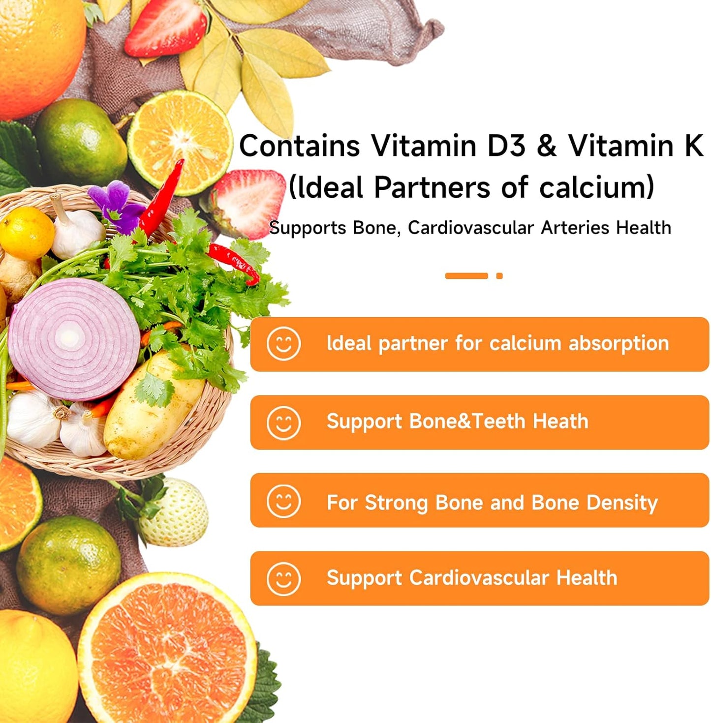 Height Growth Maximizer for Teens & Kids - Natural Growth Vitamins for Bone Strength, GMO-Free, Ages 10+, 120 Tablets