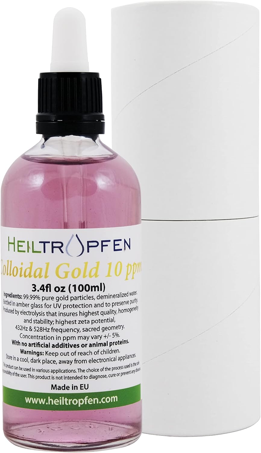 Heiltropfen® Colloidal Gold Solution 10 ppm 3.4 Fl Oz - 100 ml