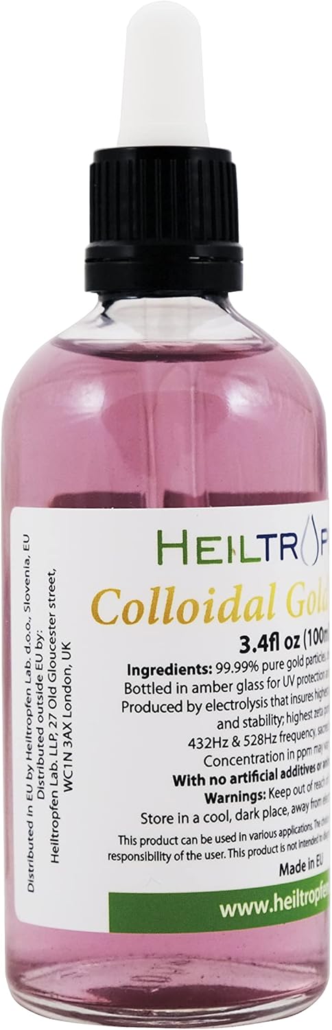 Heiltropfen® Colloidal Gold Solution 10 ppm 3.4 Fl Oz - 100 ml