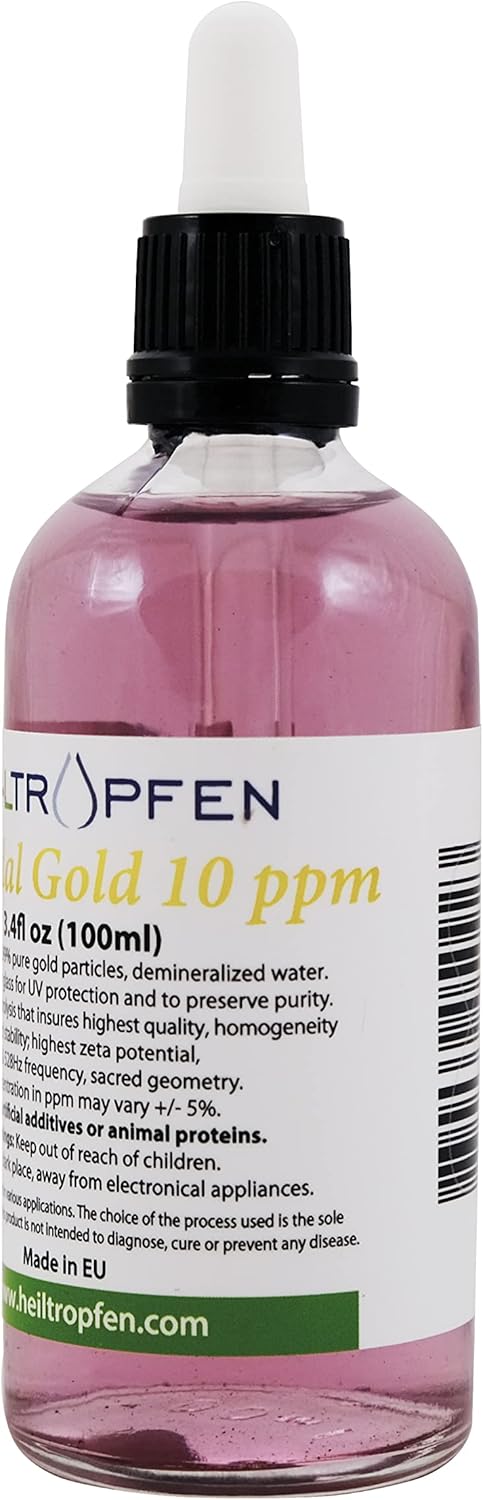 Heiltropfen® Colloidal Gold Solution 10 ppm 3.4 Fl Oz - 100 ml