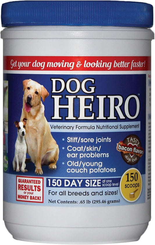 Heiro for Dogs Natural Supplement - 150 Servings - Promote Joint Health and Mobility