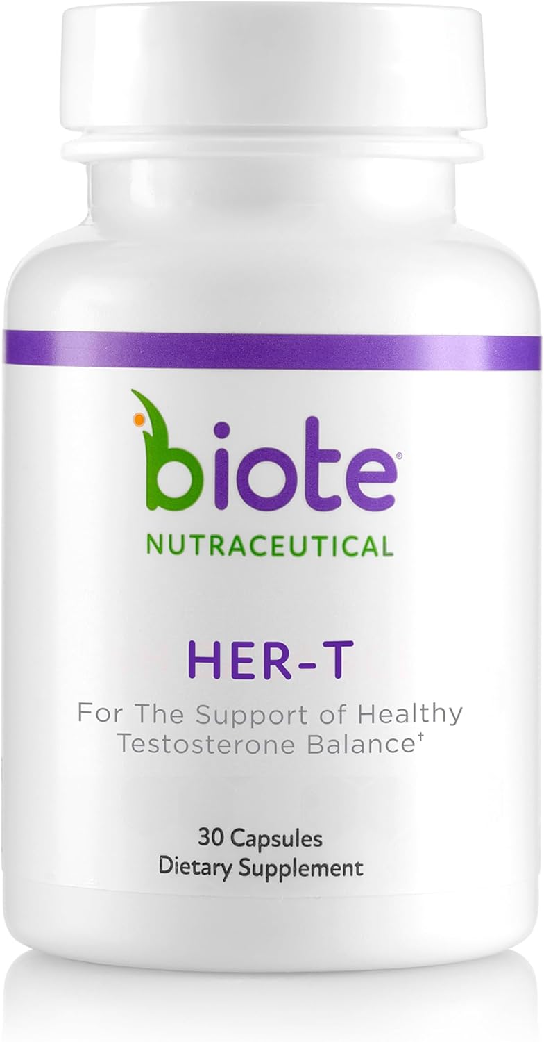 Her-T Testosterone Balance Support for Women - 30 Capsules from bioTE Nutraceuticals