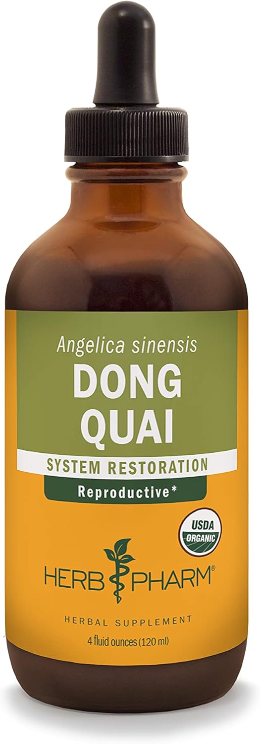 Herb Pharm Dong Quai Liquid Extract - 4 Ounce Bottle for Female Reproductive System Support