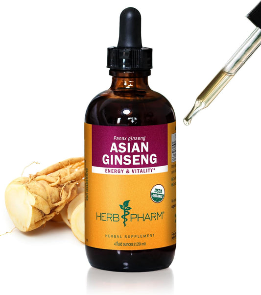 Herb Pharm Panax Ginseng Liquid Extract - Energy and Stamina Booster - 4 oz