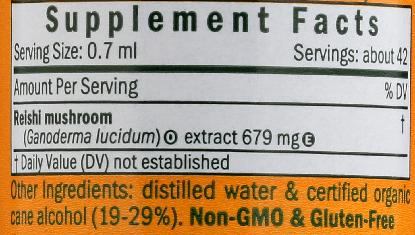 Herb Pharm Reishi Mushroom Extract for Immune System Support - 1 oz