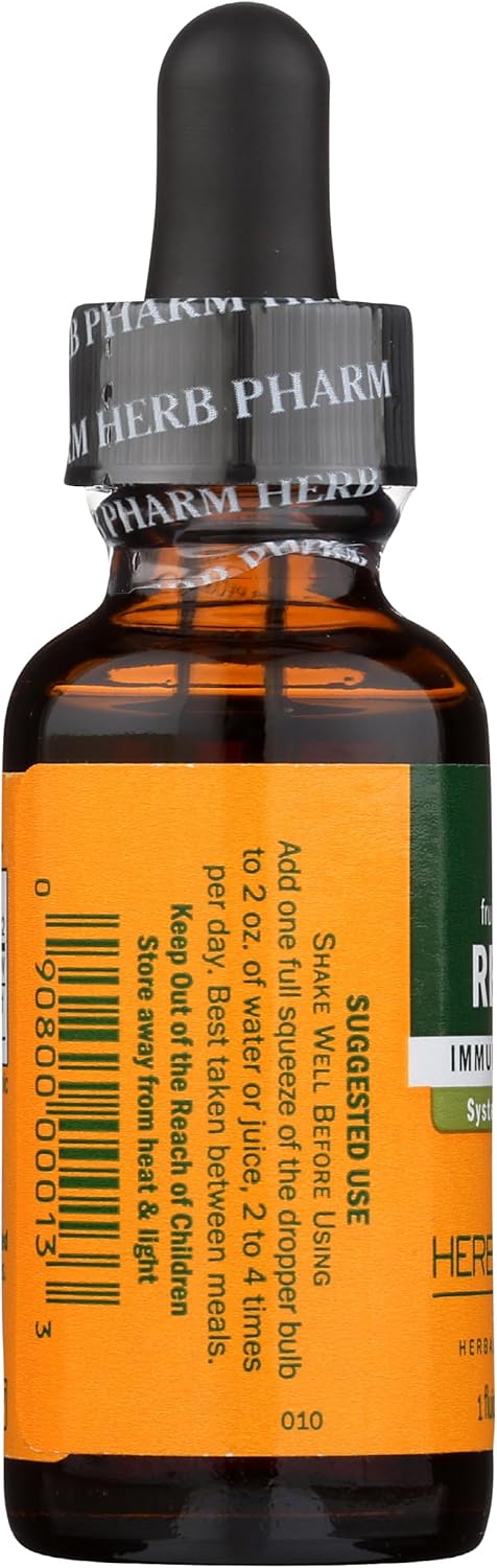Herb Pharm Reishi Mushroom Extract for Immune System Support - 1 oz