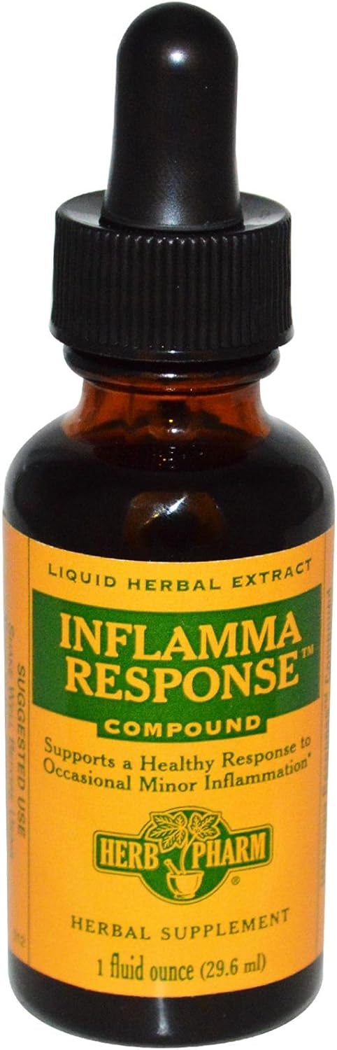 Herb Pharm Turmeric and Chamomile Herbal Supplement - 100% Pure Botanicals for Joint Health and Relaxation
