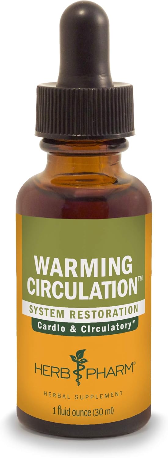 Herb Pharm Warming Circulation Herbal Formula for Cardiovascular Support - 1 Ounce