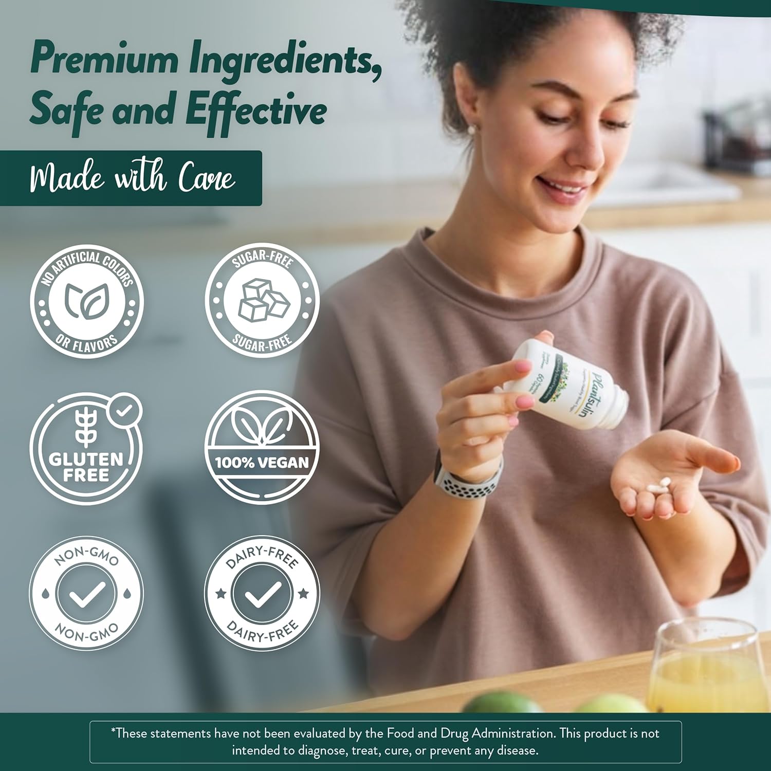 Herbal Blood Sugar Support Supplement with 11 Plant Extracts for Metabolic Health - 180 Capsules