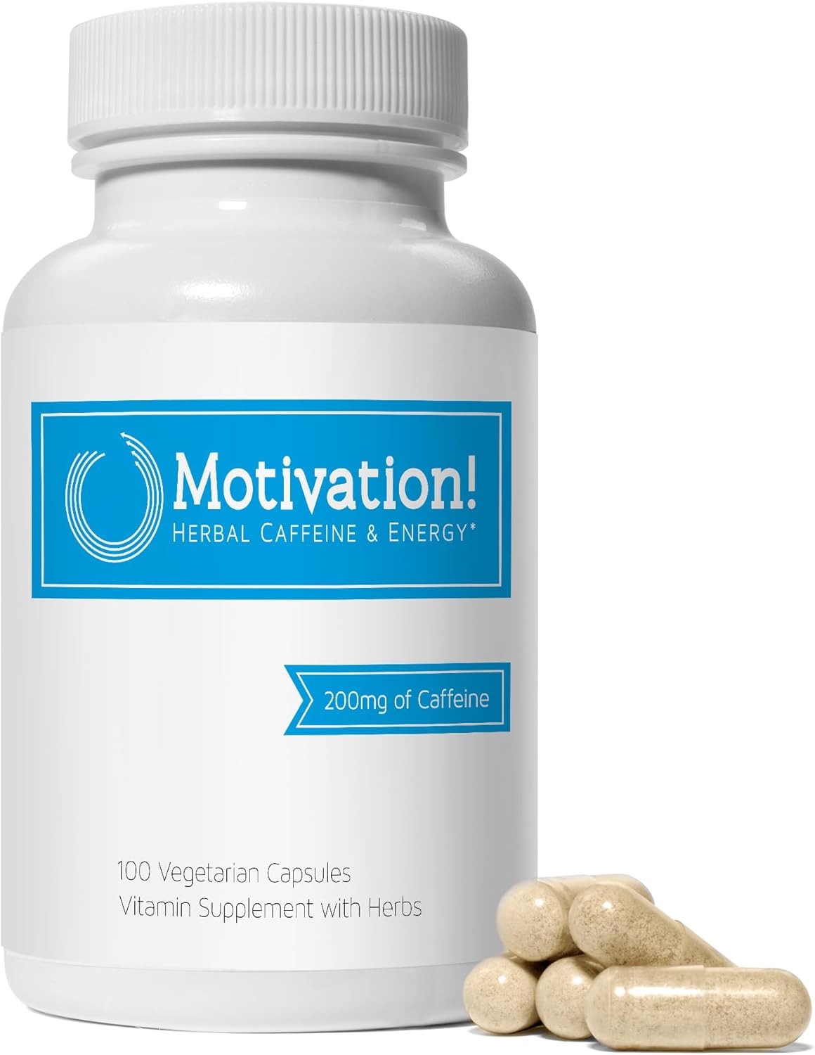 Herbal Caffeine and Energy Boost Supplement for Motivation