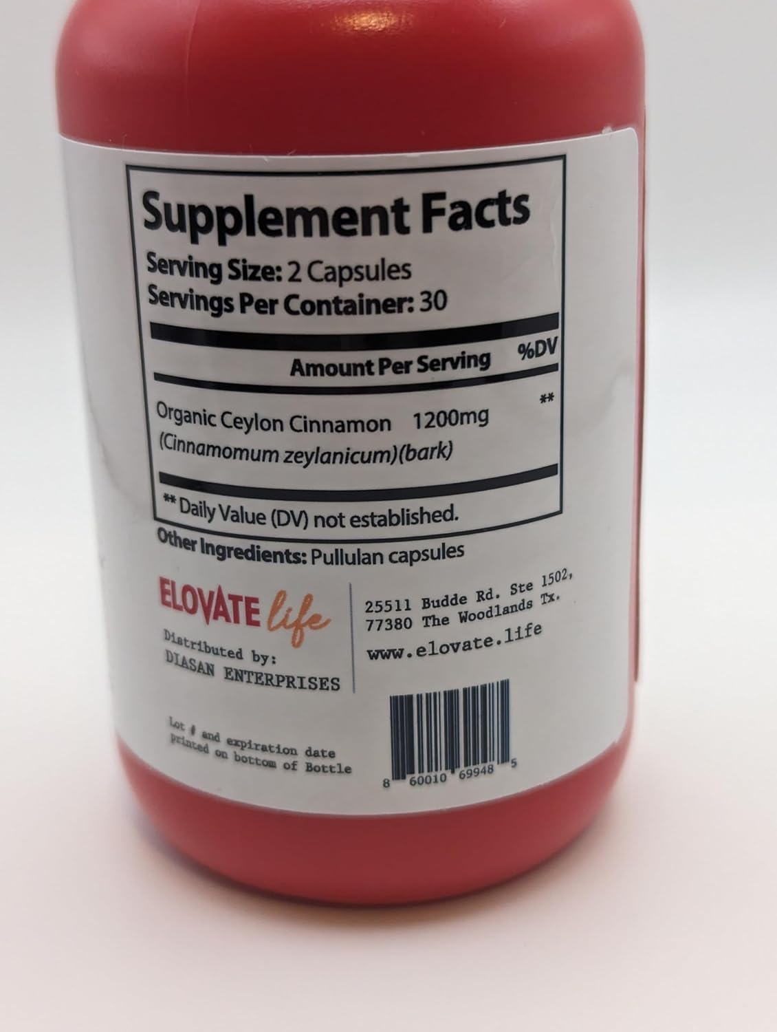 Herbal Ceylon Cinnamon Capsules for Daily Wellness - 1200mg Natural Flavored Capsules - Fast Acting Men and Women Supplement