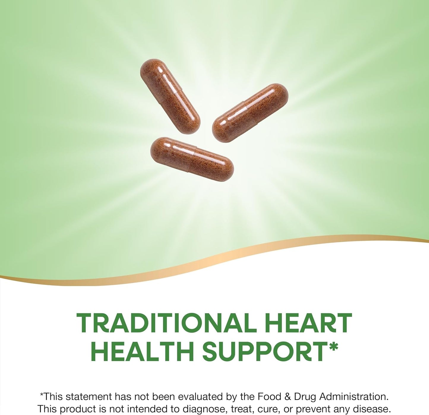 Herbal Hawthorn Berries Vegan Capsules for Heart Health Support - 100 Count