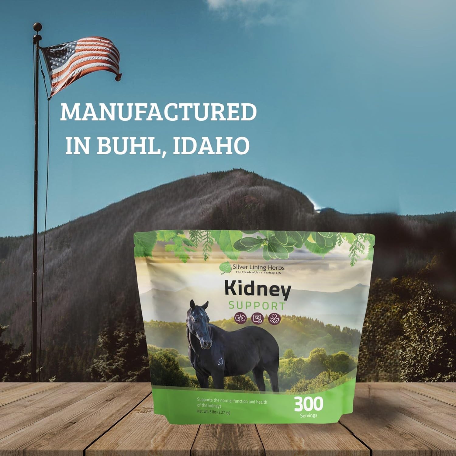 Herbal Horse Care: Equine Kidney Support Blend for Normal Function - 5 lb Bag